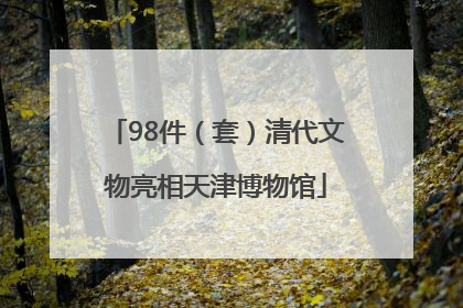 98件（套）清代文物亮相天津博物馆